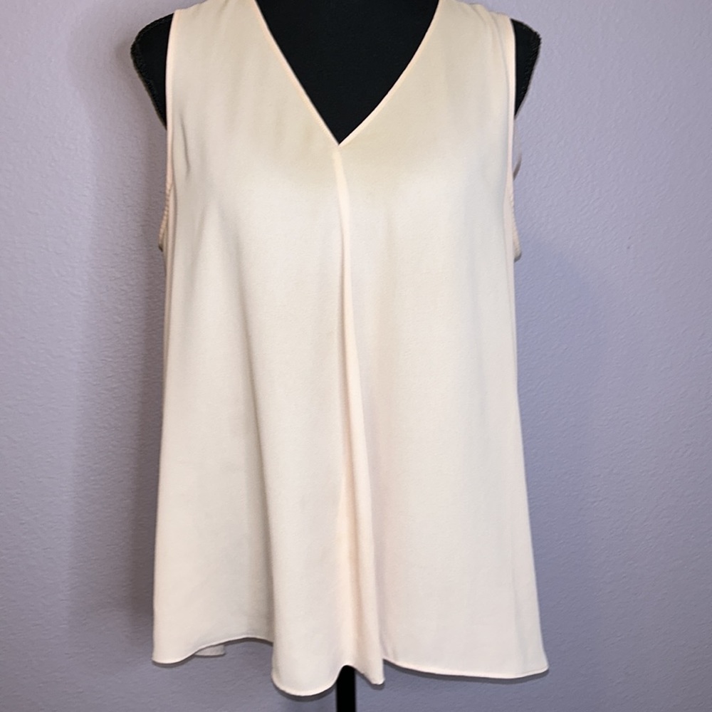 Pale pink Vince Camuto sleeveless blouse